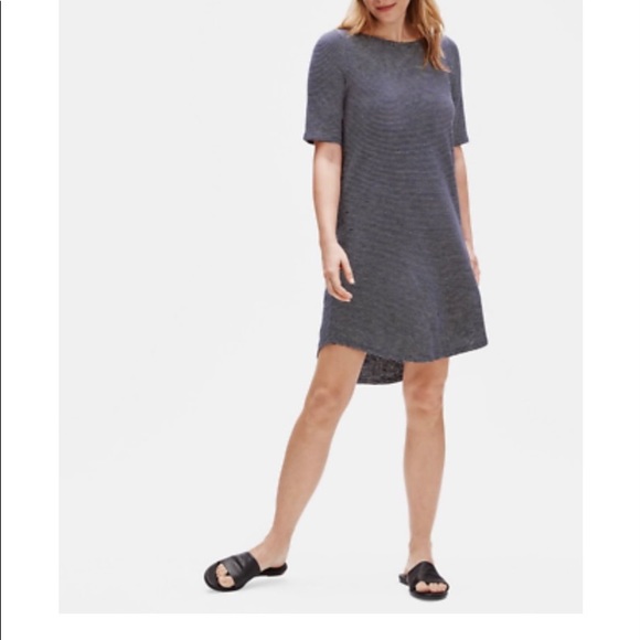 Eileen Fisher Hemp Organic Cotton Dress - Picture 2 of 8
